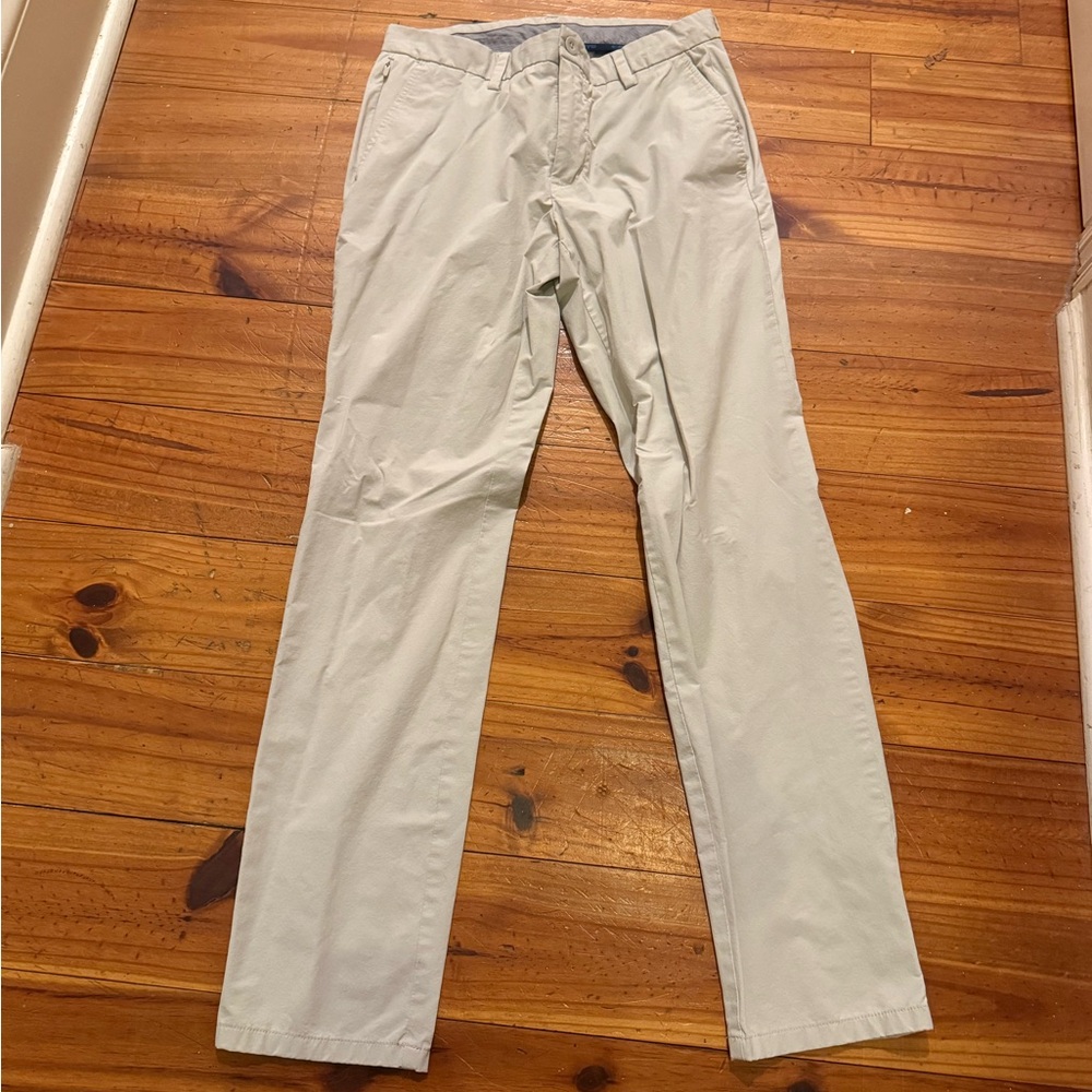 Men's Vineyard Vines Khaki Performance On-The-Go Pants